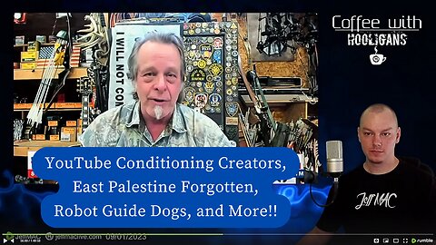 YouTube Conditioning Creators, East Palestine Forgotten, Robot Guide Dogs, and More!!