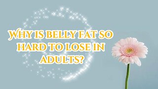 Why is belly fat so hard to lose in adults