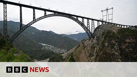 World’s highest railway bridge set to open in Kashmir | BBC News