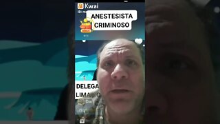 Delegado explica caso do Anestesista no programa pânico