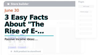 3 Easy Facts About "The Rise of E-commerce: How to Build a Successful Online Store" Shown