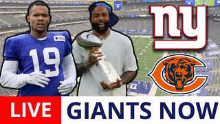 LIVE: Giants Rumors Are HOT Ft. OBJ & Kenny Golladay Trade Destinations + Giants vs. Bears Preview