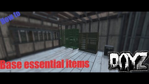 How to: Base Essential items in DayZ Base building plus (BBP) Ep 14
