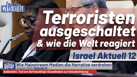 Terroristen ausgeschaltet & wie die Welt reagiert | Israel Aktuell 12