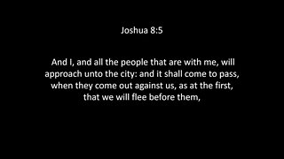 Joshua Chapter 8