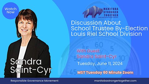 Tuesday June 11, 2024: Sandra Saint-Cyr, Educator