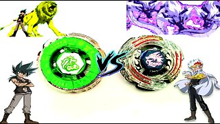 Rock Leone 145WB vs Lightning L-Drago 100HF - Kyoya vs Ryuga - Epic Beyblade Battle!!!