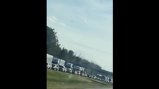 Traffic Jam On Highway 401