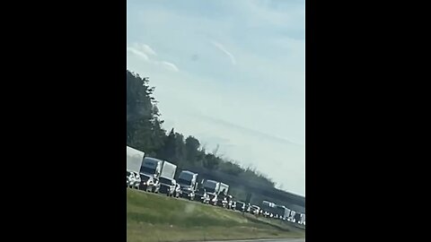 Traffic Jam On Highway 401