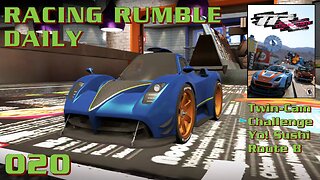 Racing Rumble Daily 020 - Table Top Racing World Tour (2017) PS4 Twin-Cam Challenge-Yo! Sushi RouteB