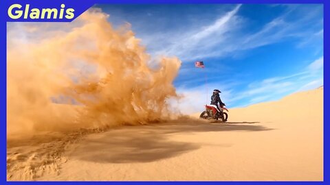 Glamis Sand Dunes - Honda CRF450r Dirt Bike