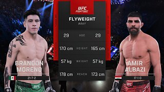 Brandon Moreno Vs Amir Albazi UFC Fight Night Mexico City Prediction