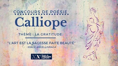 Nouvelle Acropole - Concours de poésie Calliope - Premier prix