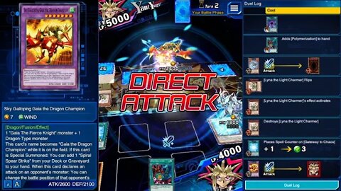 YuGiOh Duel Links - Use Fusion Deck to win KaibaCorporation Cup Tournament