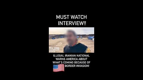 🚨 🧨 💥 DANGEROUS - ILLEGAL IRANIAN NATIONAL WARNS AMERICA...