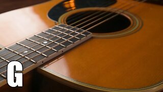 G Major Acoustic Folk Pop Guitar Backing Track