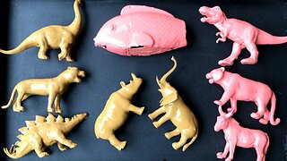 Cleaning Amazing Toy's (Dinosaurs, T-Rex, Elephants, Tigers, Stegosaurus)
