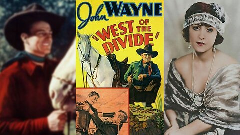 WEST OF THE DIVIDE (1934) John Wayne, Virginia Brown Faire & 'Gabby' Hayes | Western | COLORIZED
