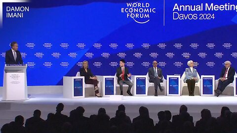 "Guest" brings up Epstein at WEF 2024 conference in Davos