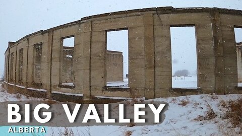 Big Valley Round House & Turntable | Alberta Road Trip! | Alberta History & Historic Places!