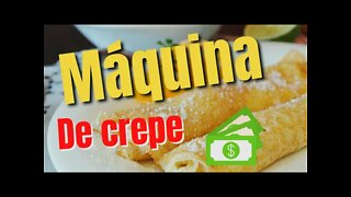 Qual o preço de uma máquina de CREPE? #shorts