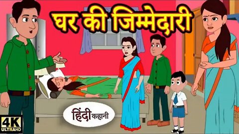 घर की जिम्मेदारी - Household Responsibility | Kahani Wala | | Hindi Story ||Hindi Moral Stories |