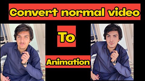HOW TO CONVERT NORMAL VIDEO TO ANIMATION CARTOON VIDEO|AI|TECH DEO PASHTO