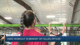 Crossfit workout in honor of fallen Tulsa police sergeant