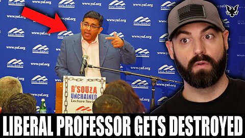 Professor INSTANTLY regrets battling D'Souza over racism