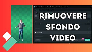 Come RIMUOVERE lo SFONDO da VIDEO con Filmora13 (green screen) - spiegato semplice