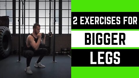 2 Must Do Exercises for Bigger Legs (QUADS & HAMS)