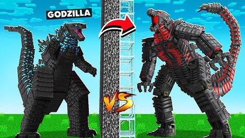 GODZILLA VS MECHAGODZILLA || EPIC MINECRAFT BATTLE