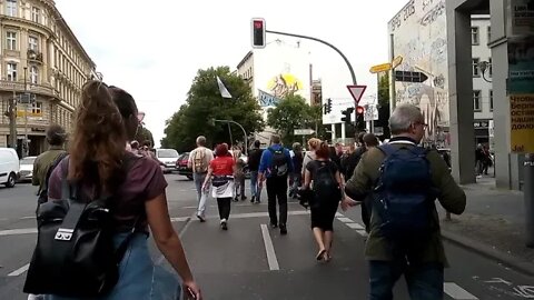 🕊🕊🕊 28.8.2021 Berlin steht auf - Demonstration für Frieden Freiheit Demokratie - #dieBasis Partei