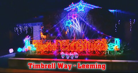 Christmas lights Perth Best Displays Timbrell Way Leeming Australia