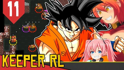 FIM de um DEUS com 2 Gokus e Uma Maou - KeeperRL #11 [Série Gameplay Português PT-BR]