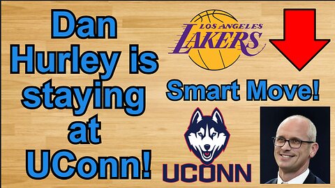 Dan Hurley is staying at UConn!!!/Who will the Lakers hire? #nba
