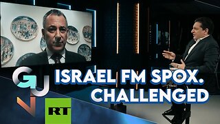 ARCHIVE: Israeli Foreign Ministry Spox. Challenged On Gaza, Apartheid State, Illegal Occupation