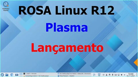 ROSA FRESH R12 Linux Plasma. EXCELENTE distro Russa. Segurança, Rapidez. Gratuito da Empresa ROSA