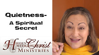 Quietness - A Spiritual Secret - WFW S3 E7 Word For Wednesday