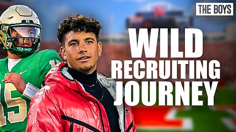 Dylan Raiola Opens Up About His WILD Recruiting Journey