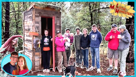 Cabin Outhouse Hand Washing Station | Weekly Peek Ep321