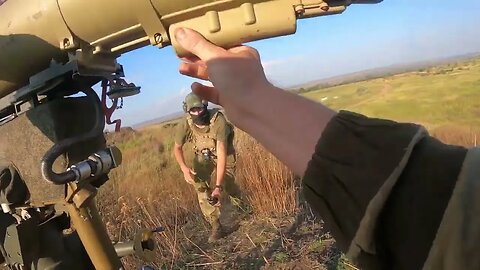 Russian Anti-tank guided missile system crews in action. #russia #ukraine
