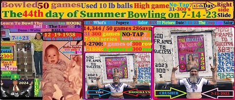 2300 games bowled become a better Straight/Hook ball bowler #167 with the Brooklyn Crusher 7-14-23
