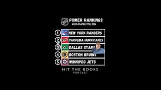 NHL Power Rankings!! #NHL #PowerRankings #Rangers #Canes #Stars #Bruins #NHLJets