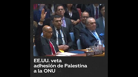 EE.UU. veta la adhesión de Palestina en la ONU