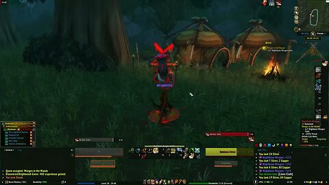 Worgen in the Woods World of Warcraft