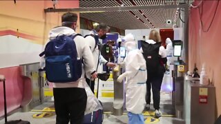 COVID-19 cases mount as athletes arrive for the Olympic Winter Games