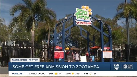 ZooTampa offers free admission for Hillsborough County employees who serve the community