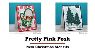 Pretty Pink Posh | New Christmas/Winter Stencils