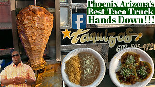 We Are Authentic Street Food In Arizona At La Burrita Taco Truck! Full Food Review